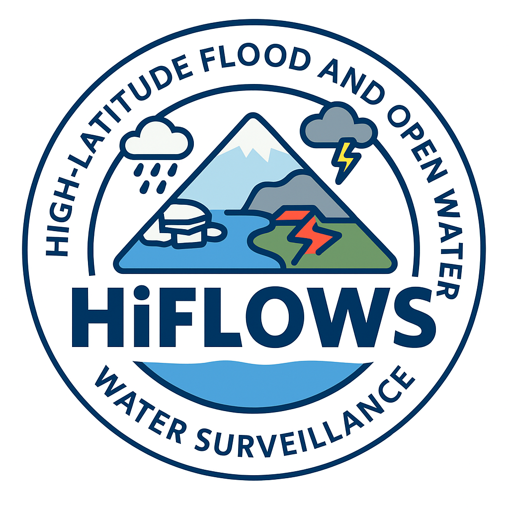 HiFLOWS Arctic Flood Surveillance logo